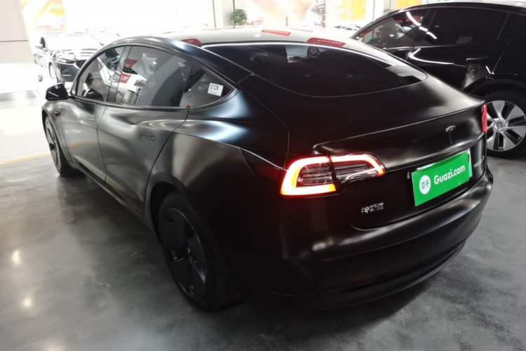 Used Tesla Model 3 2022 Rear-Wheel-Drive Version Rear Left 45 Deg