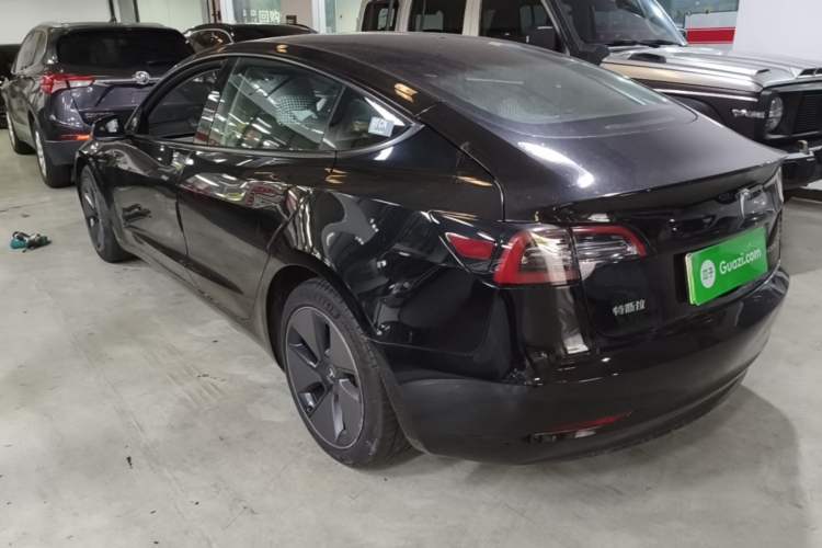 Used Tesla Model 3 2022 Rear-Wheel-Drive Version Rear Left 45 Deg