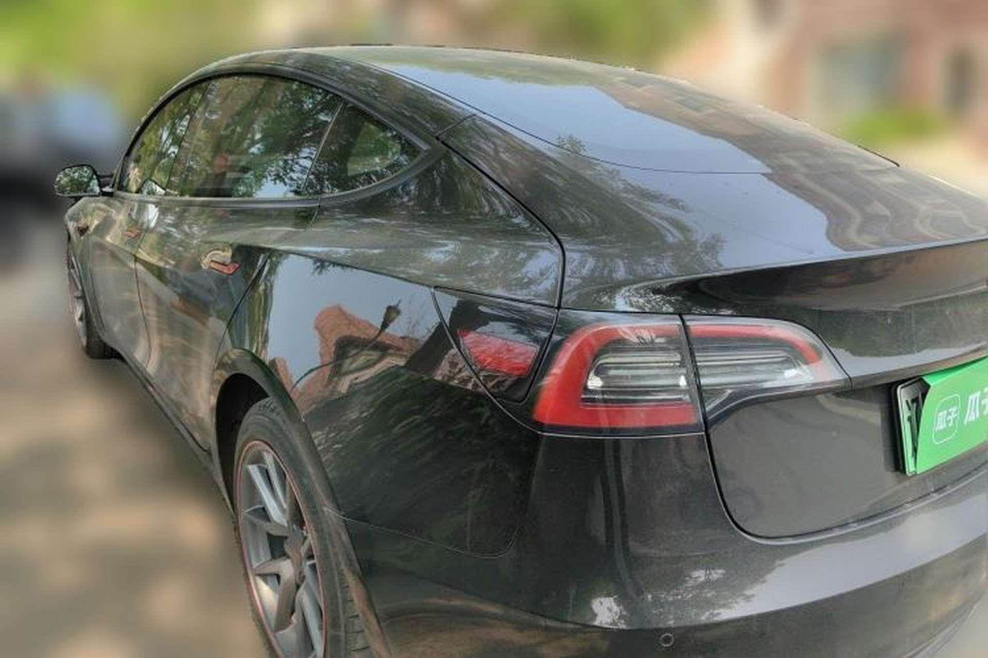 Used Tesla Model 3 2022 Rear-Wheel-Drive Version Rear Left 45 Deg