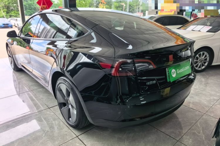 Used Tesla Model 3 2022 Rear-Wheel-Drive Version Rear Left 45 Deg