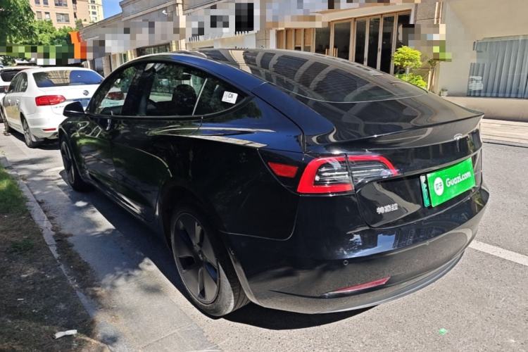Used Tesla Model 3 2022 Rear-Wheel-Drive Version Rear Left 45 Deg