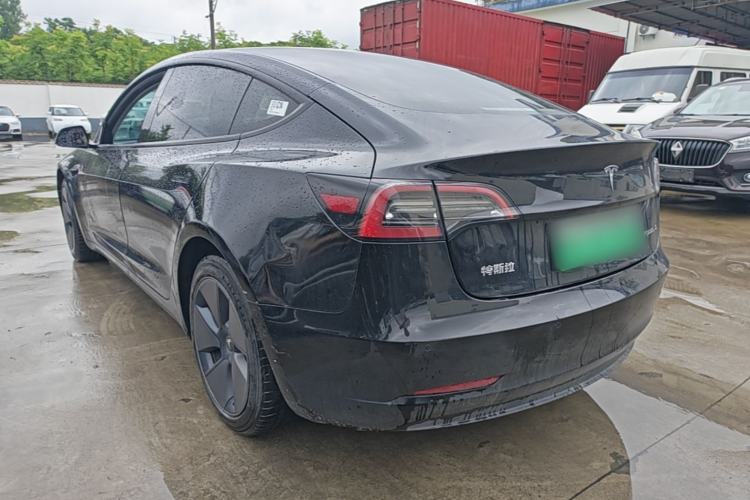 Used Tesla Model 3 2022 Rear-Wheel-Drive Version Rear Left 45 Deg
