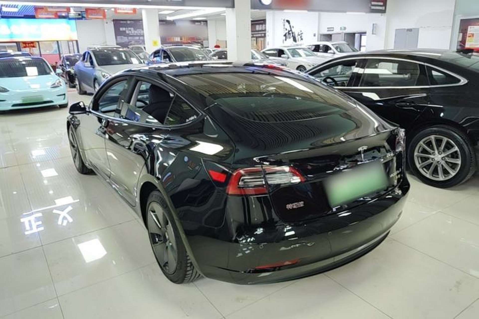 Used Tesla Model 3 2022 Rear-Wheel-Drive Version Rear Left 45 Deg