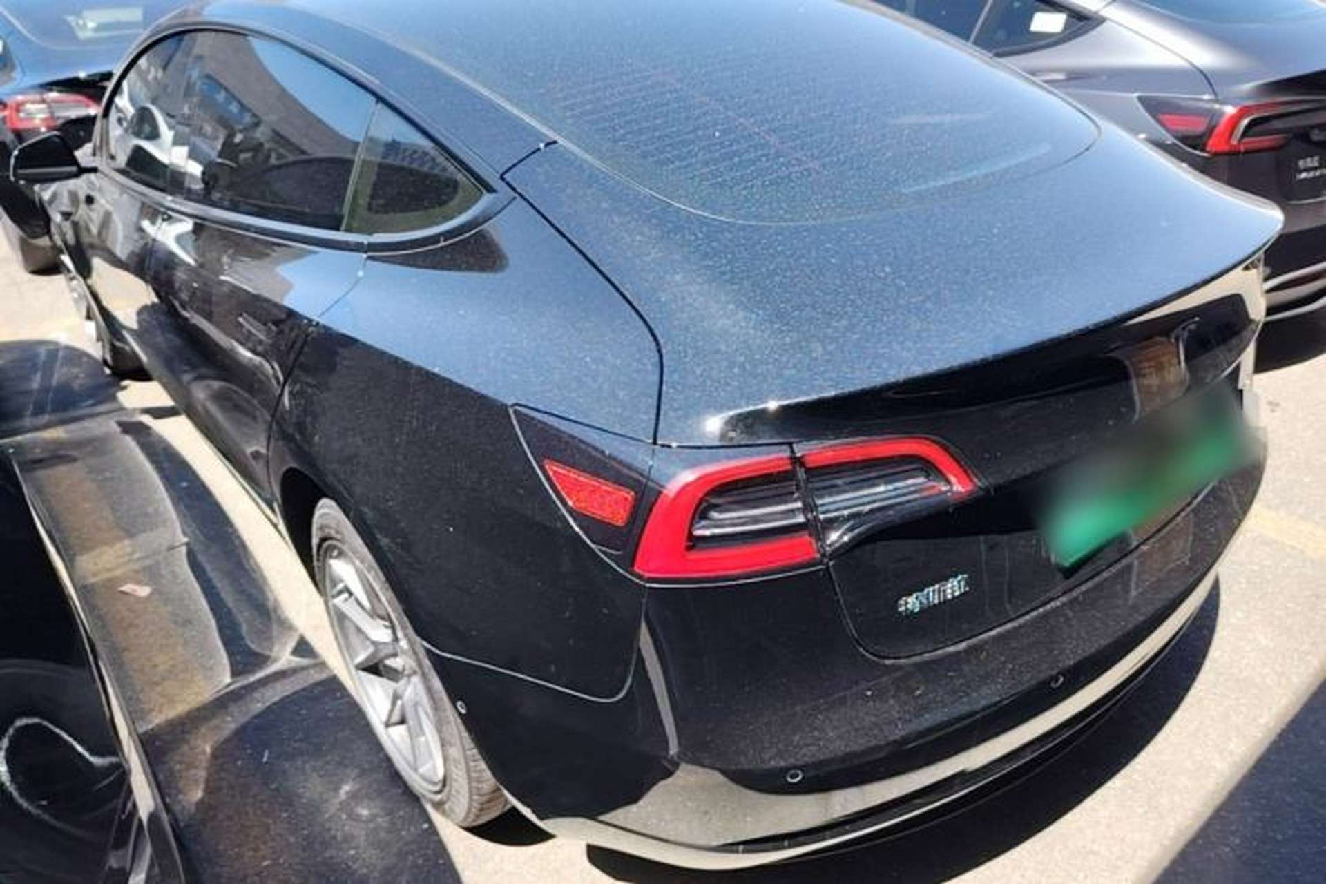 Used Tesla Model 3 2022 Rear-Wheel-Drive Version Rear Left 45 Deg