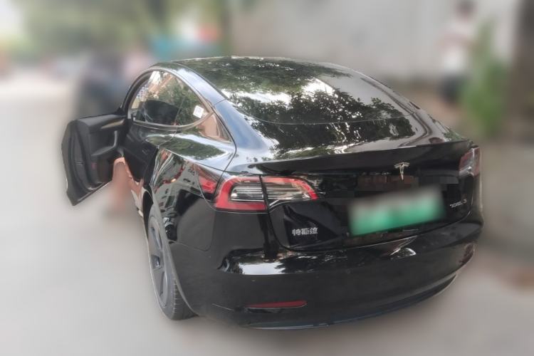 Used Tesla Model 3 2022 Rear-Wheel-Drive Version Rear Left 45 Deg
