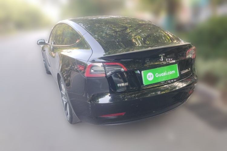 Used Tesla Model 3 2022 Performance High-Performance All-Wheel-Drive Version Rear Left 45 Deg