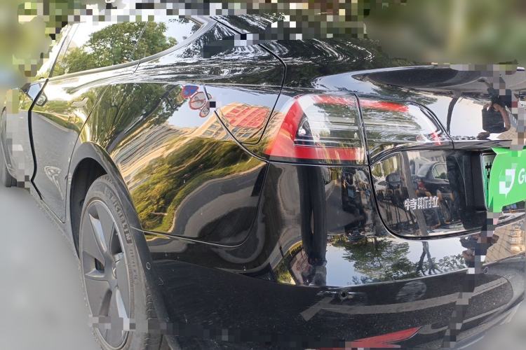 Used Tesla Model 3 2022 Rear-Wheel-Drive Version Rear Left 45 Deg