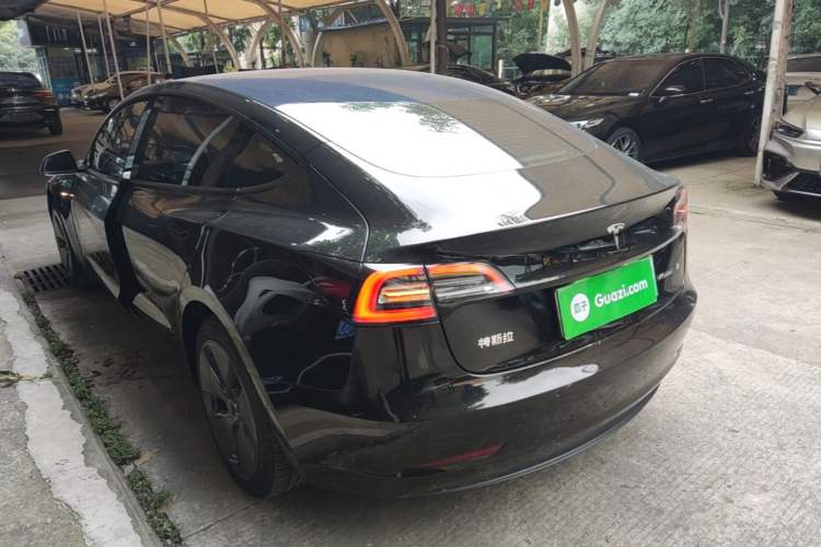 Used Tesla Model 3 2022 Rear-Wheel-Drive Version Rear Left 45 Deg