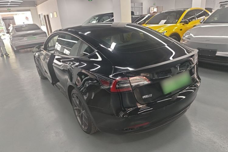 Used Tesla Model 3 2022 Performance High-Performance All-Wheel-Drive Version Rear Left 45 Deg