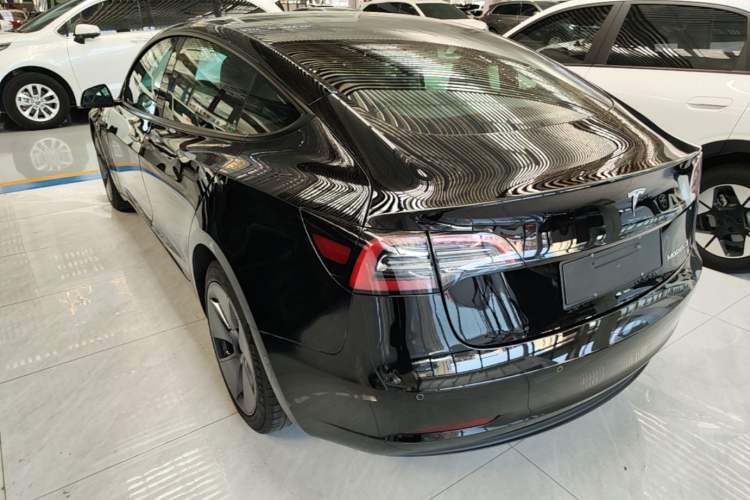 Used Tesla Model 3 2022 Rear-Wheel-Drive Version Rear Left 45 Deg