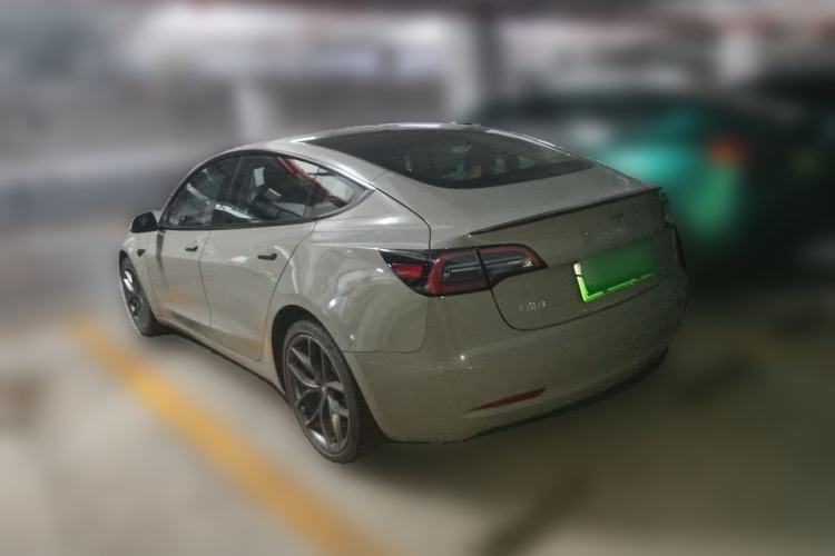 Used Tesla Model 3 2022 Performance High-Performance All-Wheel-Drive Version Rear Left 45 Deg