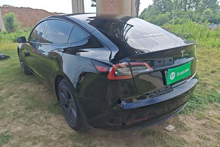Used Tesla Model 3 2022 Rear-Wheel-Drive Version Rear Left 45 Deg