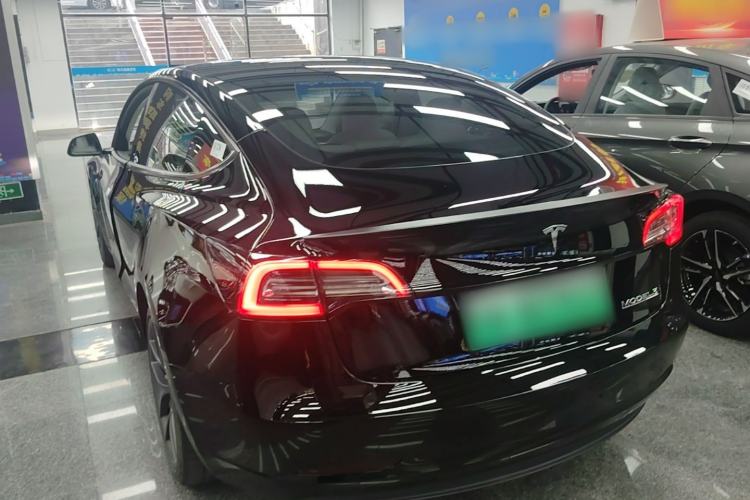 Used Tesla Model 3 2022 Performance High-Performance All-Wheel-Drive Version Rear Left 45 Deg
