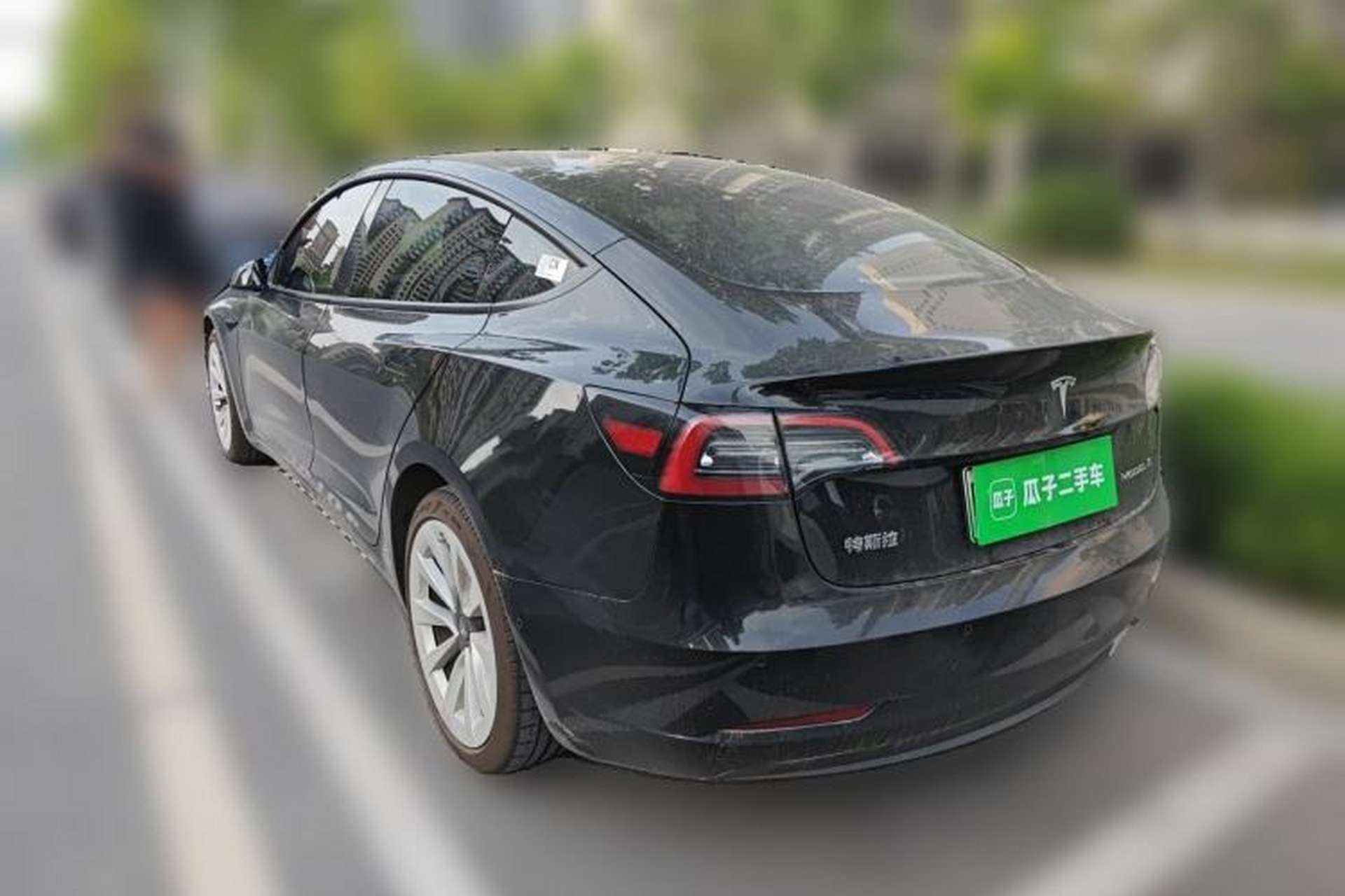 Used Tesla Model 3 2022 Rear-Wheel-Drive Version Rear Left 45 Deg