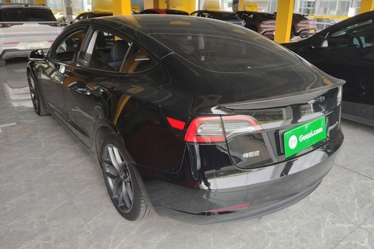 Used Tesla Model 3 2022 Performance High-Performance All-Wheel-Drive Version Rear Left 45 Deg