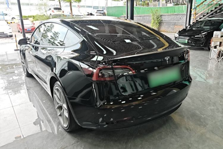Used Tesla Model 3 2022 Performance High-Performance All-Wheel-Drive Version Rear Left 45 Deg