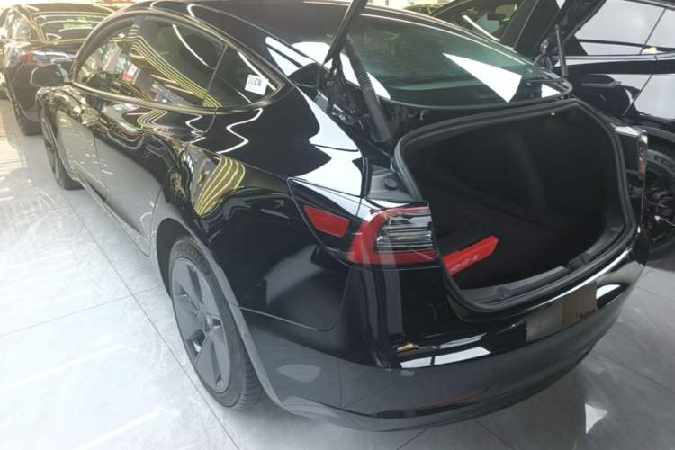 Used Tesla Model 3 2022 Rear-Wheel-Drive Version Rear Left 45 Deg