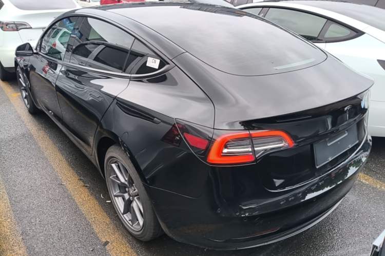 Used Tesla Model 3 2022 Rear-Wheel-Drive Version Rear Left 45 Deg