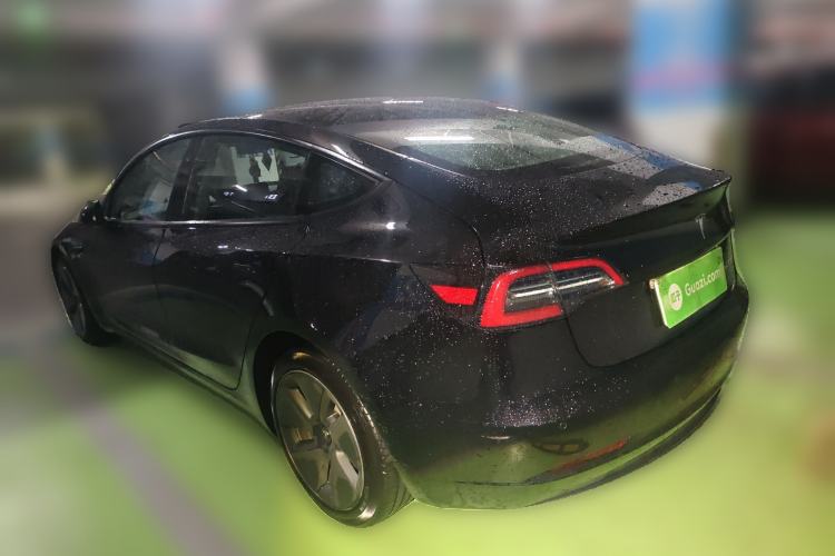 Used Tesla Model 3 2022 Rear-Wheel-Drive Version Rear Left 45 Deg