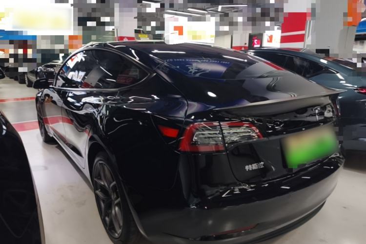 Used Tesla Model 3 2022 Performance High-Performance All-Wheel-Drive Version Rear Left 45 Deg