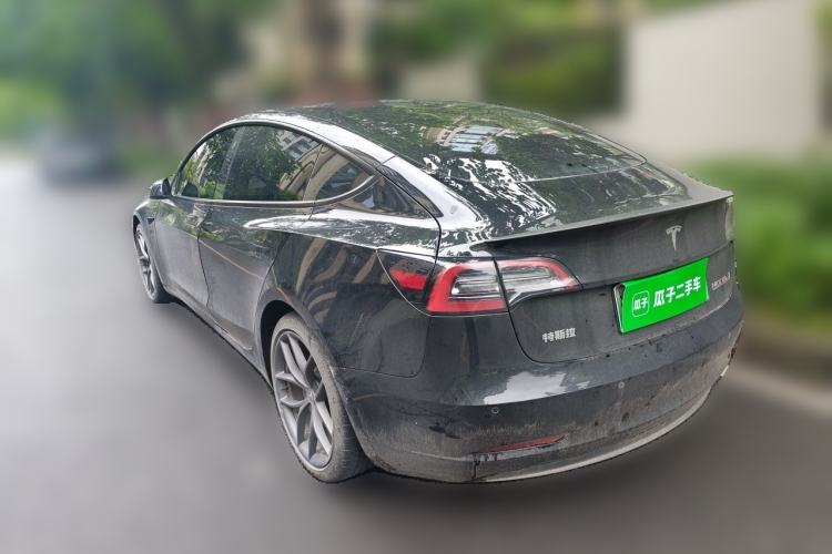 Used Tesla Model 3 2022 Performance High-Performance All-Wheel-Drive Version Rear Left 45 Deg