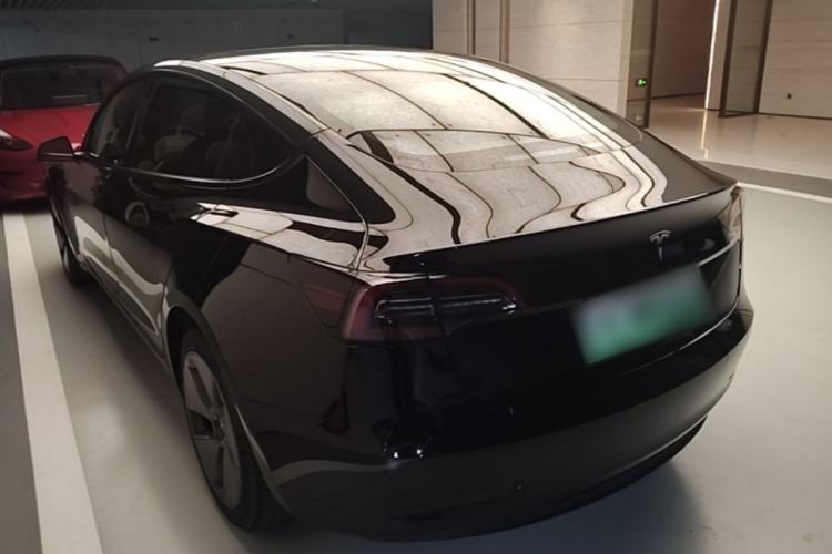 Used Tesla Model 3 2022 Rear-Wheel-Drive Version Rear Left 45 Deg