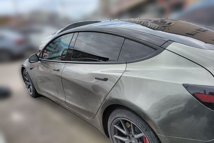 Used Tesla Model 3 2022 Rear-Wheel-Drive Version Rear Left 45 Deg