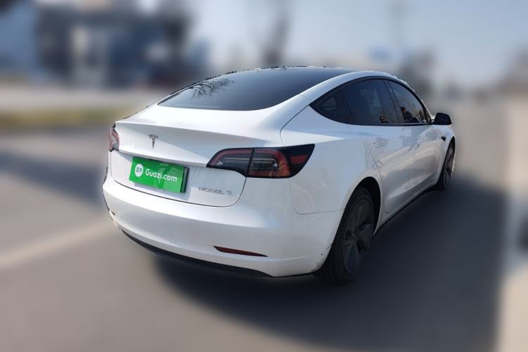Used Tesla Model 3 2022 Rear-Wheel-Drive Version Rear Right 45 Deg