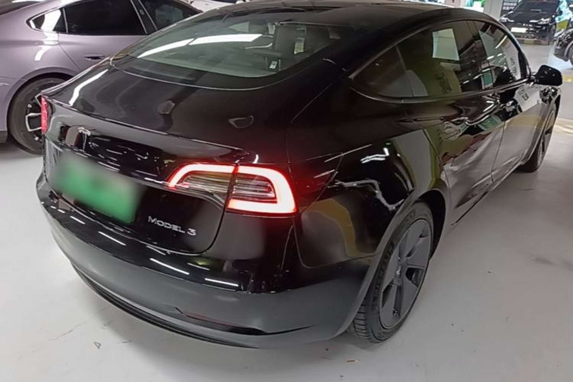 Used Tesla Model 3 2022 Rear-Wheel-Drive Version Rear Right 45 Deg