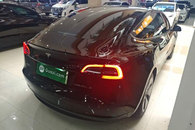 Used Tesla Model 3 2022 Rear-Wheel-Drive Version Rear Right 45 Deg
