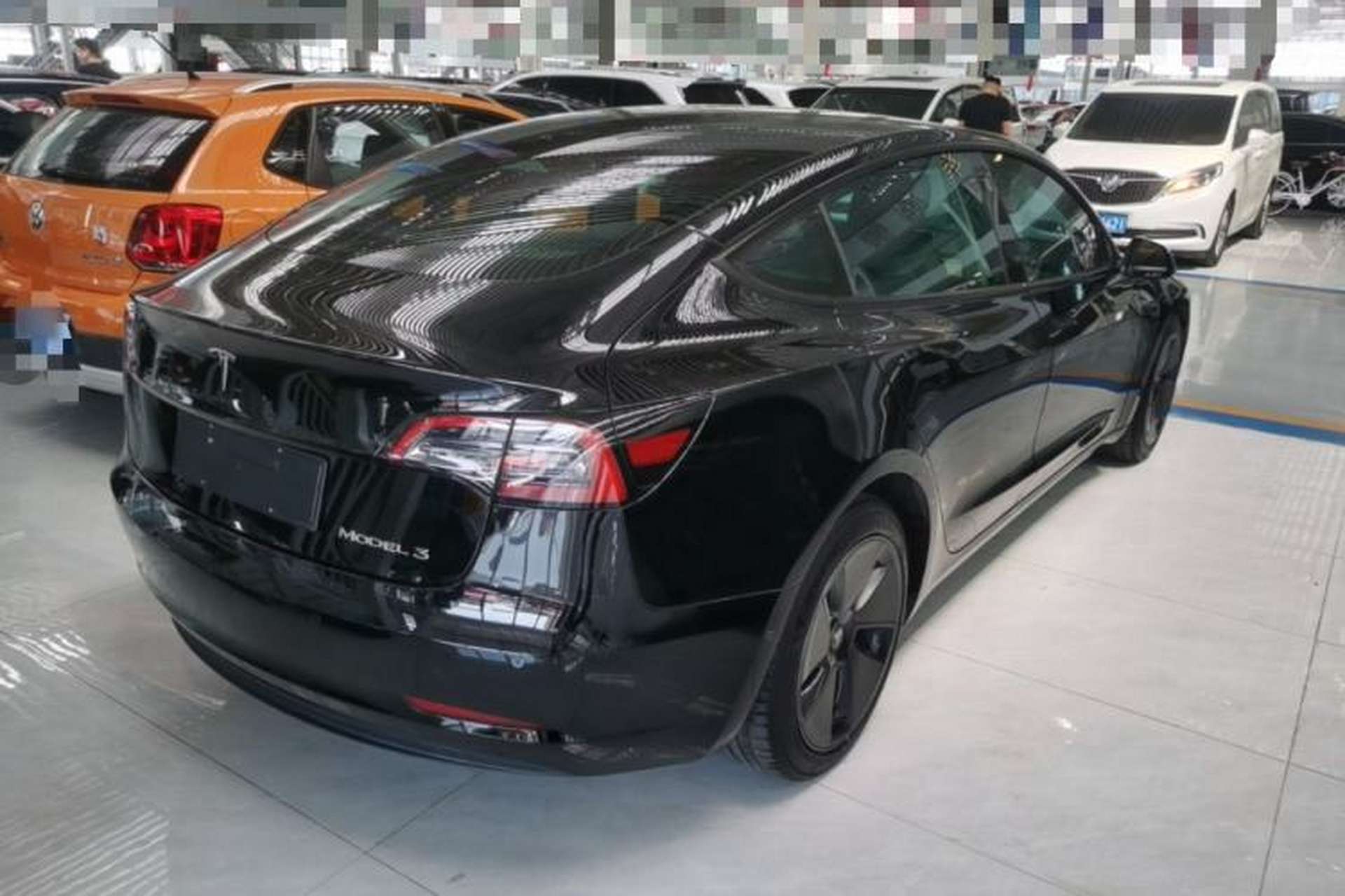 Used Tesla Model 3 2022 Rear-Wheel-Drive Version Rear Right 45 Deg