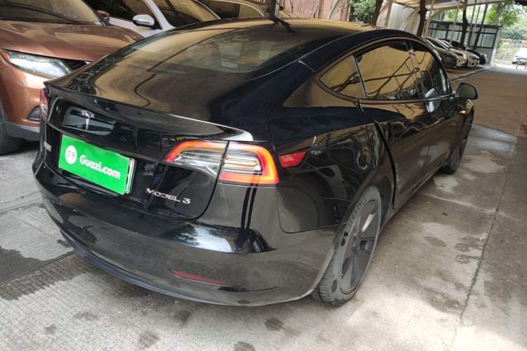 Used Tesla Model 3 2022 Rear-Wheel-Drive Version Rear Right 45 Deg