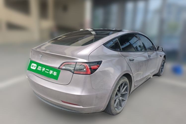 Used Tesla Model 3 2022 Rear-Wheel-Drive Version Rear Right 45 Deg