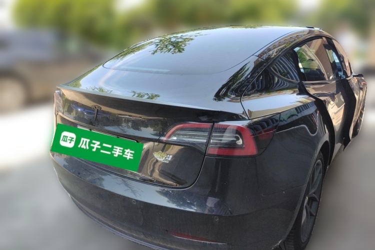 Used Tesla Model 3 2022 Performance High-Performance All-Wheel-Drive Version Rear Right 45 Deg