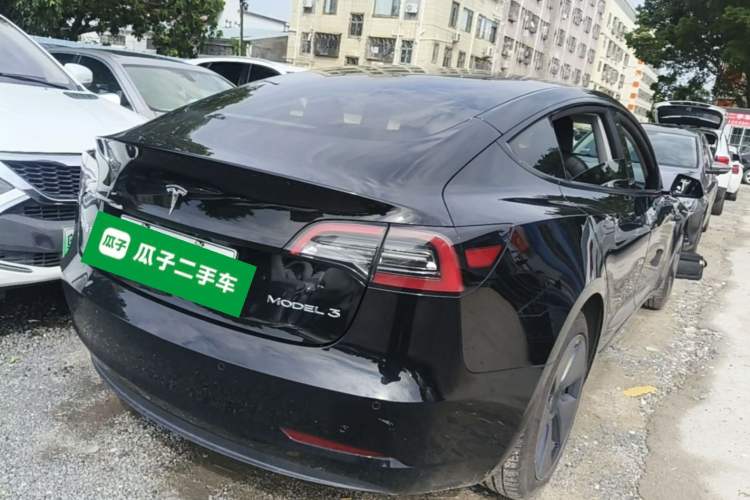 Used Tesla Model 3 2022 Rear-Wheel-Drive Version Rear Right 45 Deg