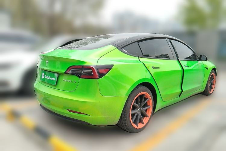 Used Tesla Model 3 2022 Rear-Wheel-Drive Version Rear Right 45 Deg