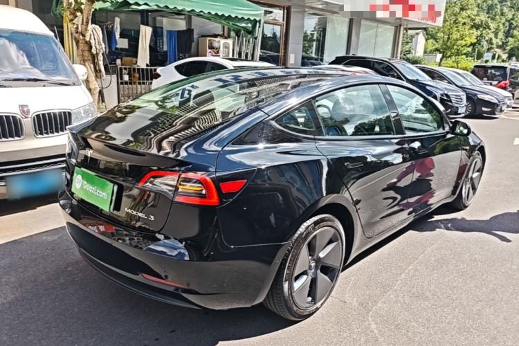 Used Tesla Model 3 2022 Rear-Wheel-Drive Version Rear Right 45 Deg
