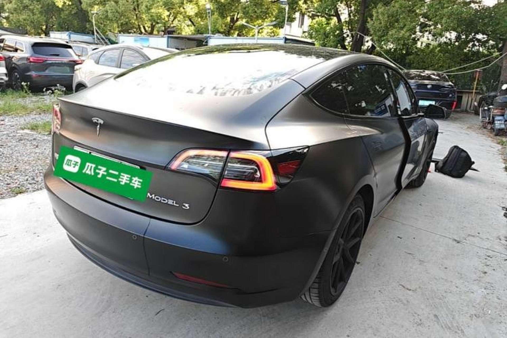 Used Tesla Model 3 2022 Rear-Wheel-Drive Version Rear Right 45 Deg