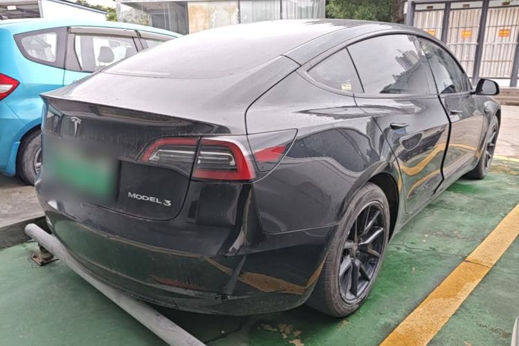 Used Tesla Model 3 2022 Rear-Wheel-Drive Version Rear Right 45 Deg