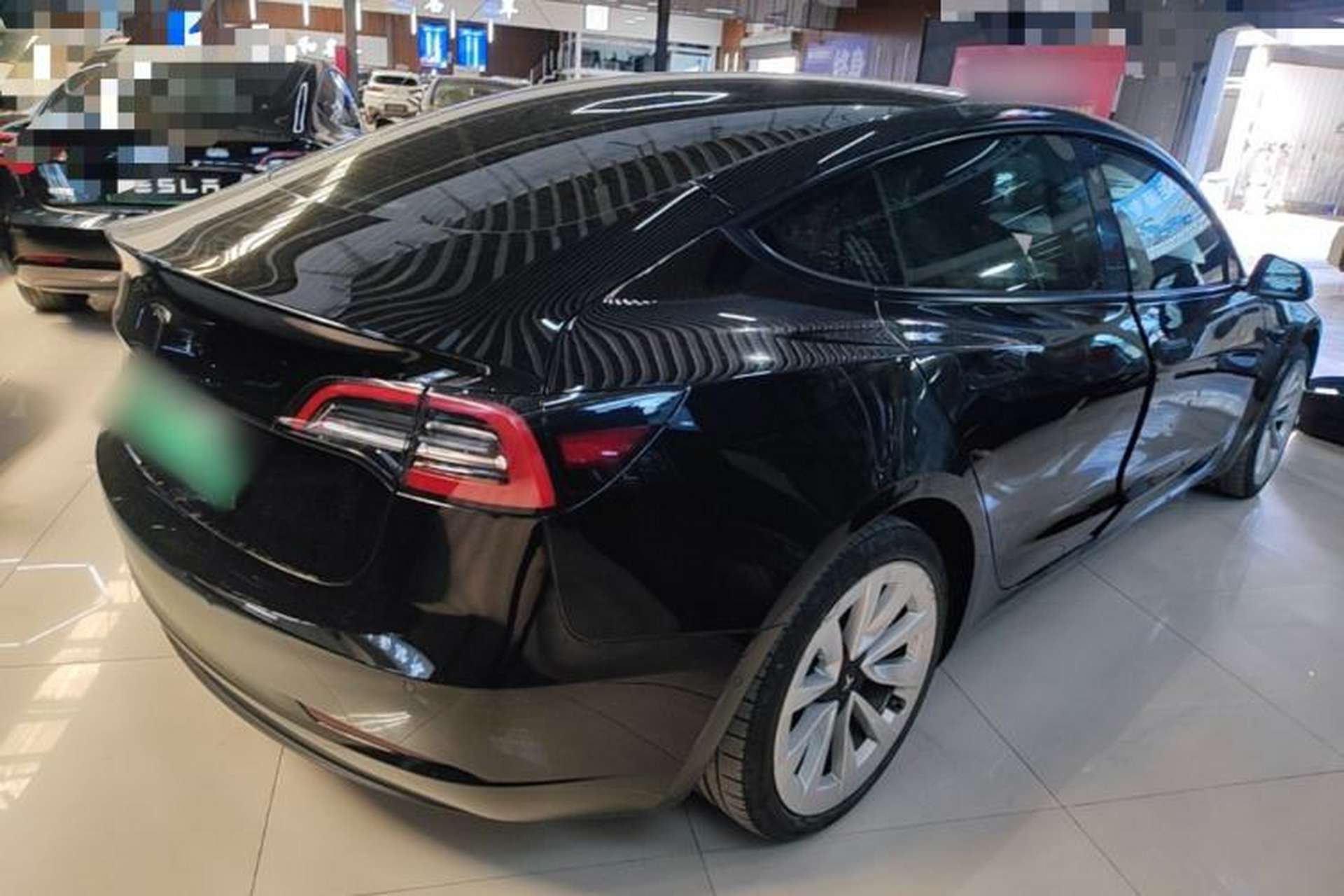 Used Tesla Model 3 2022 Rear-Wheel-Drive Version Rear Right 45 Deg