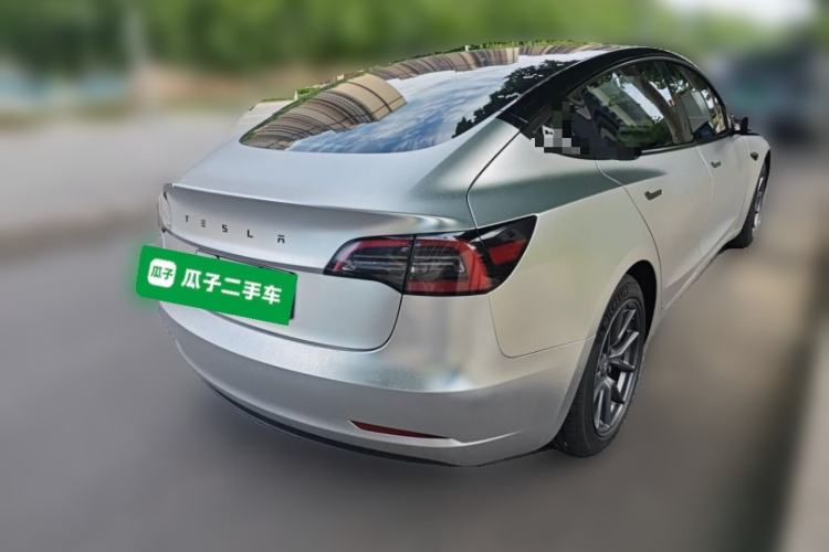 Used Tesla Model 3 2022 Rear-Wheel-Drive Version Rear Right 45 Deg