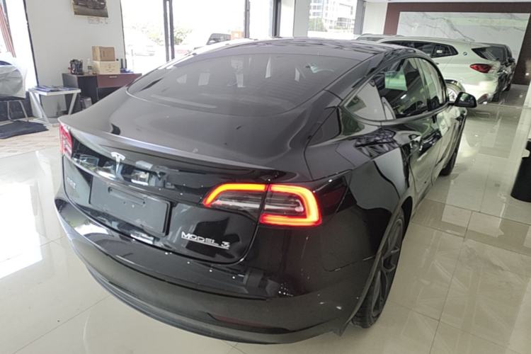 Used Tesla Model 3 2022 Performance High-Performance All-Wheel-Drive Version Rear Right 45 Deg