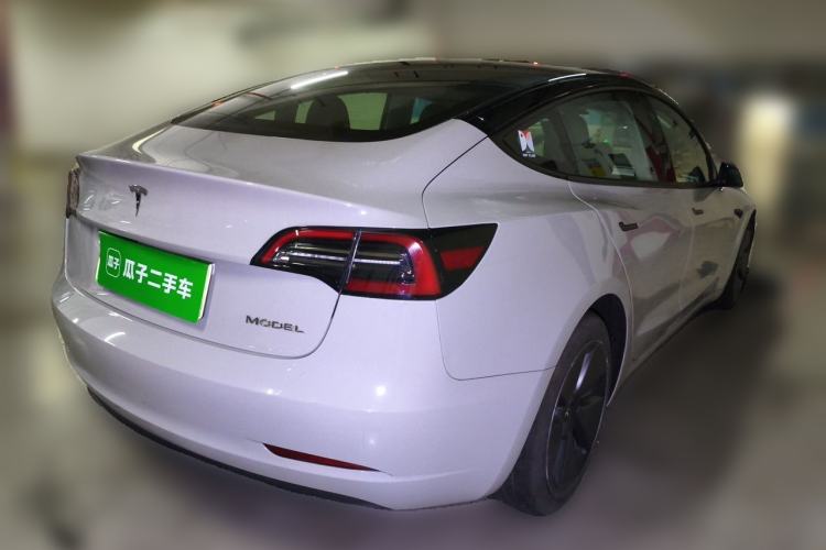 Used Tesla Model 3 2022 Rear-Wheel-Drive Version Rear Right 45 Deg