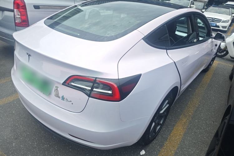 Used Tesla Model 3 2022 Rear-Wheel-Drive Version Rear Right 45 Deg