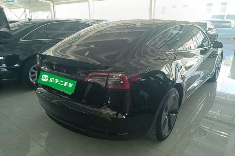 Used Tesla Model 3 2022 Rear-Wheel-Drive Version Rear Right 45 Deg