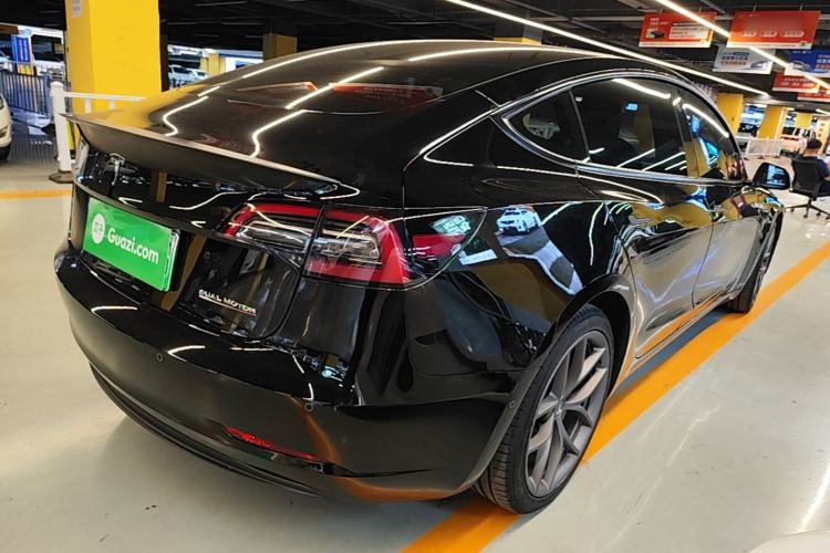 Used Tesla Model 3 2022 Performance High-Performance All-Wheel-Drive Version Rear Right 45 Deg