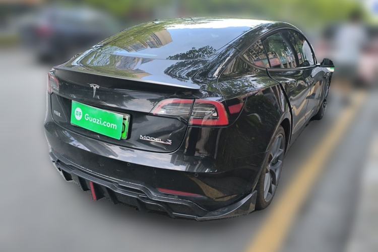 Used Tesla Model 3 2022 Performance High-Performance All-Wheel-Drive Version Rear Right 45 Deg