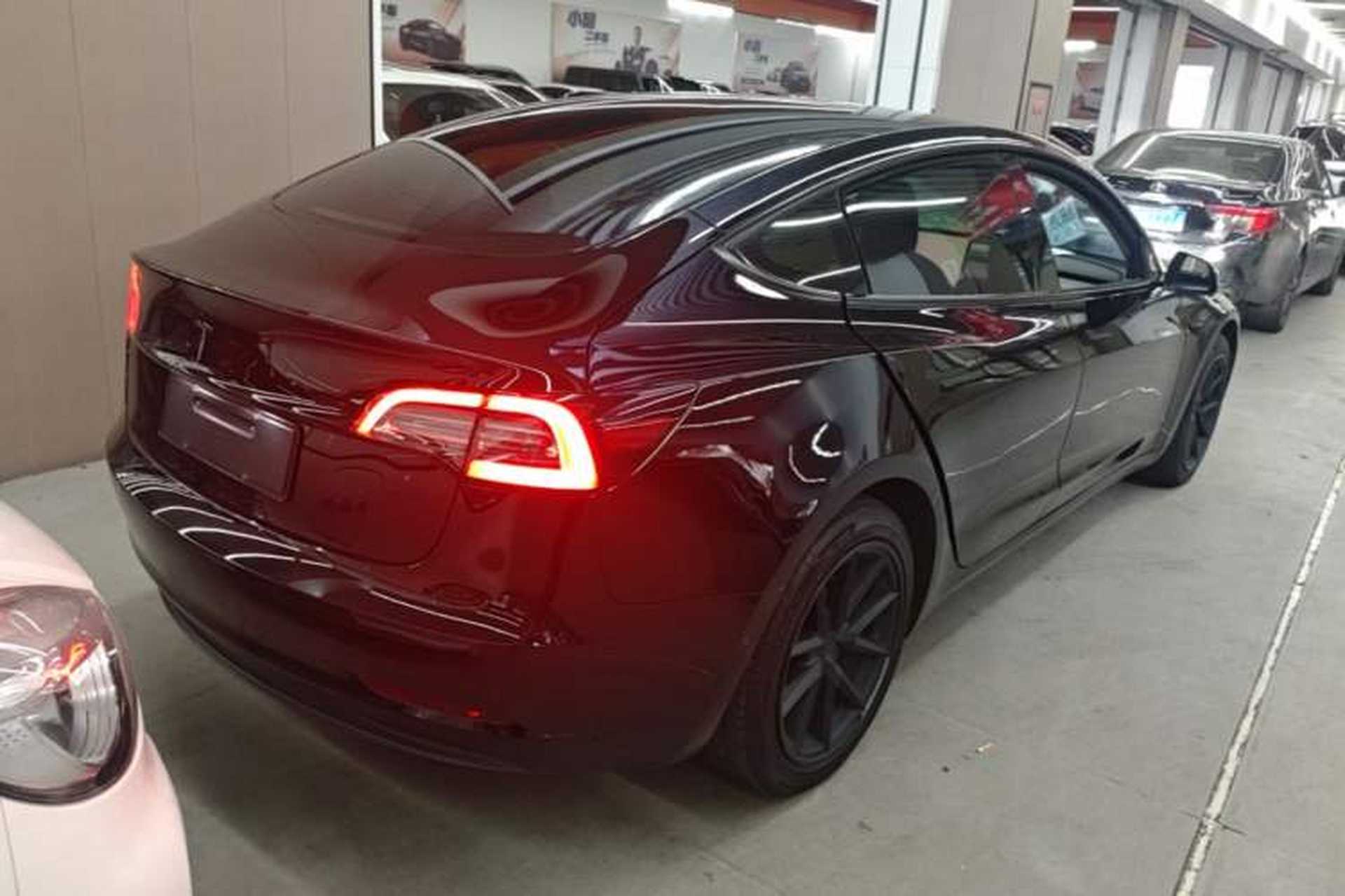 Used Tesla Model 3 2022 Rear-Wheel-Drive Version Rear Right 45 Deg