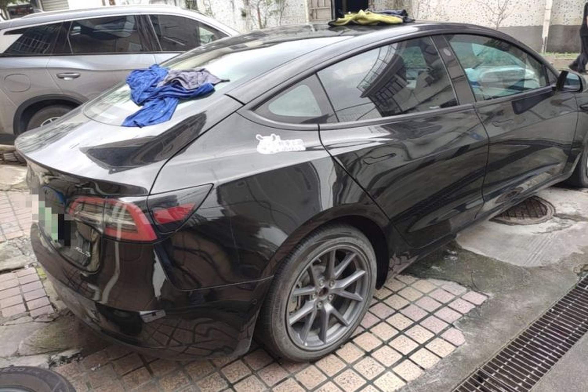 Used Tesla Model 3 2022 Rear-Wheel-Drive Version Rear Right 45 Deg