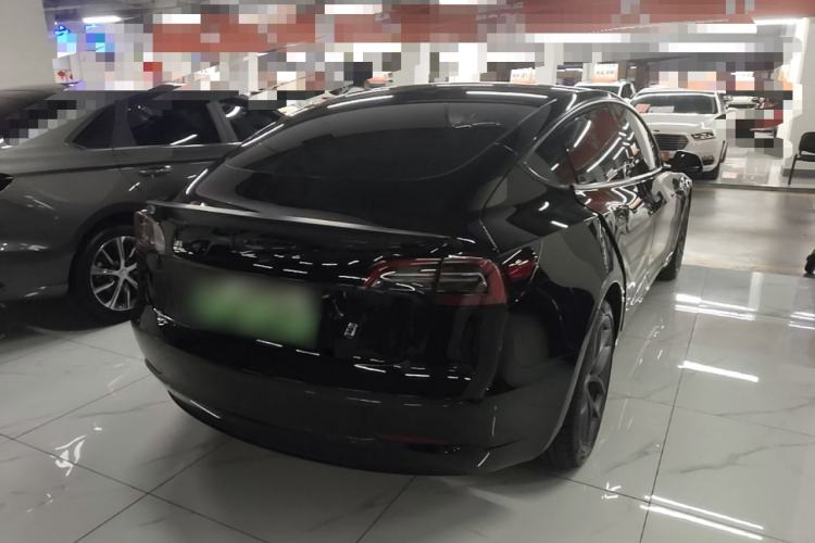 Used Tesla Model 3 2022 Performance High-Performance All-Wheel-Drive Version Rear Right 45 Deg
